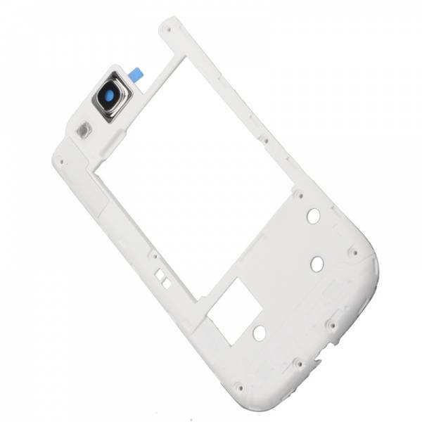 Samsung Galaxy S3 Back Rear Housing Frame Camera Lens White